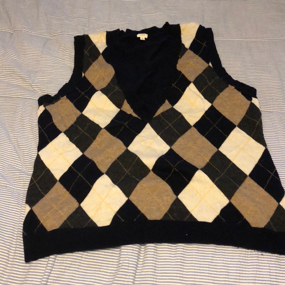 J. Crew factory argyle sweater vest